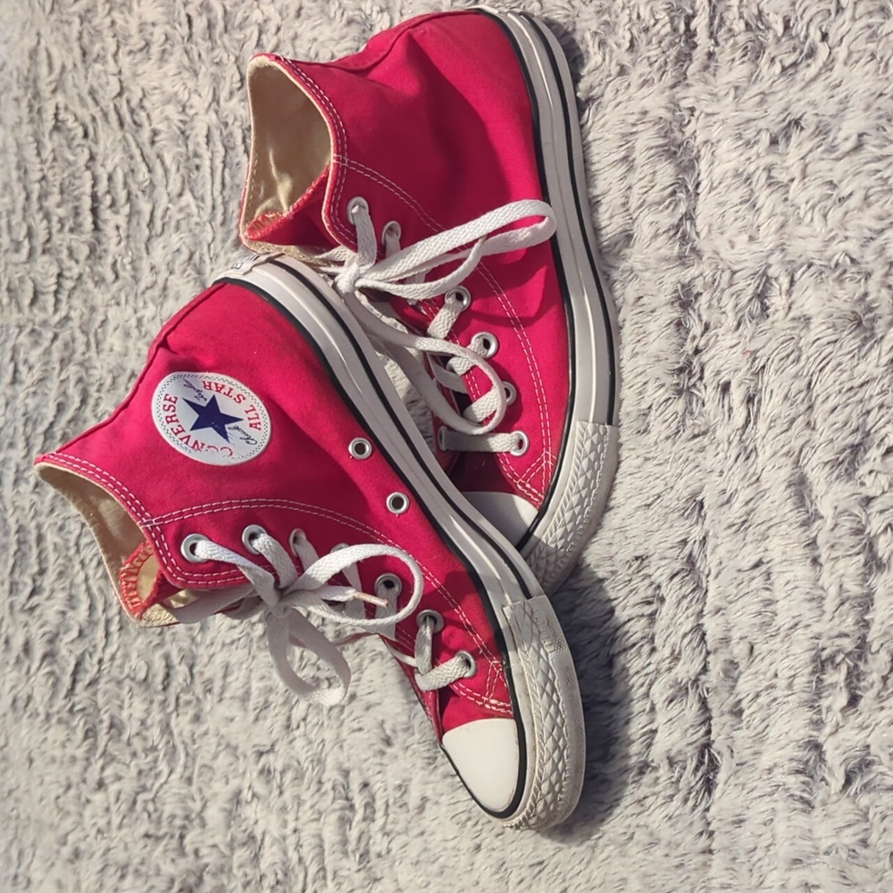 Converse Chuck Taylor All-Star 70 Hi Enamel Red‎ women's 7.5 men 5.5